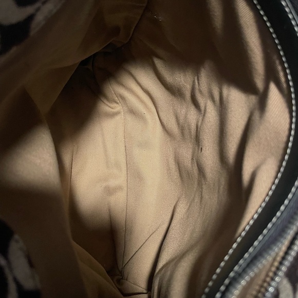 Coach Brown and Cream Shoulder Bag - Picture 9 of 16